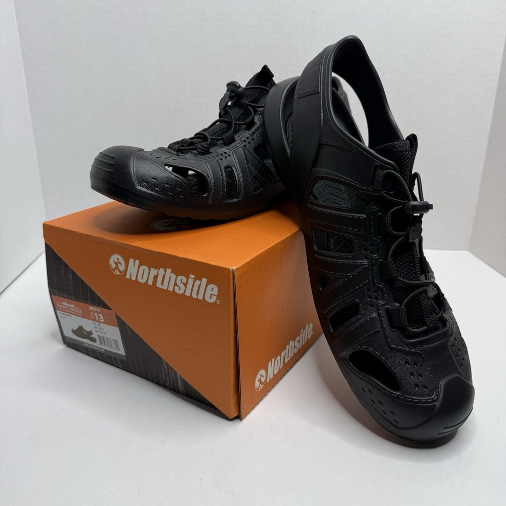 Northside Pacific Breeze Sport Sandals Black Mens Size 13 222980M001 New